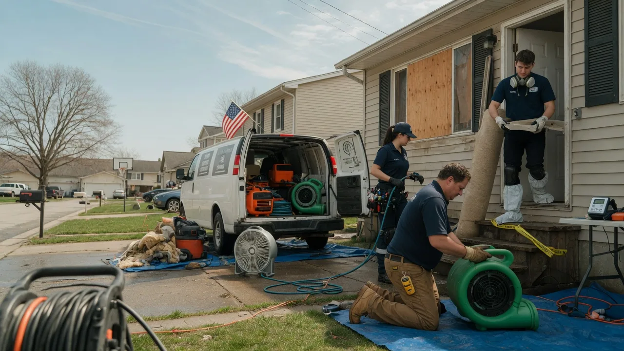 Water Damage Restoration in Addieville, IL near me